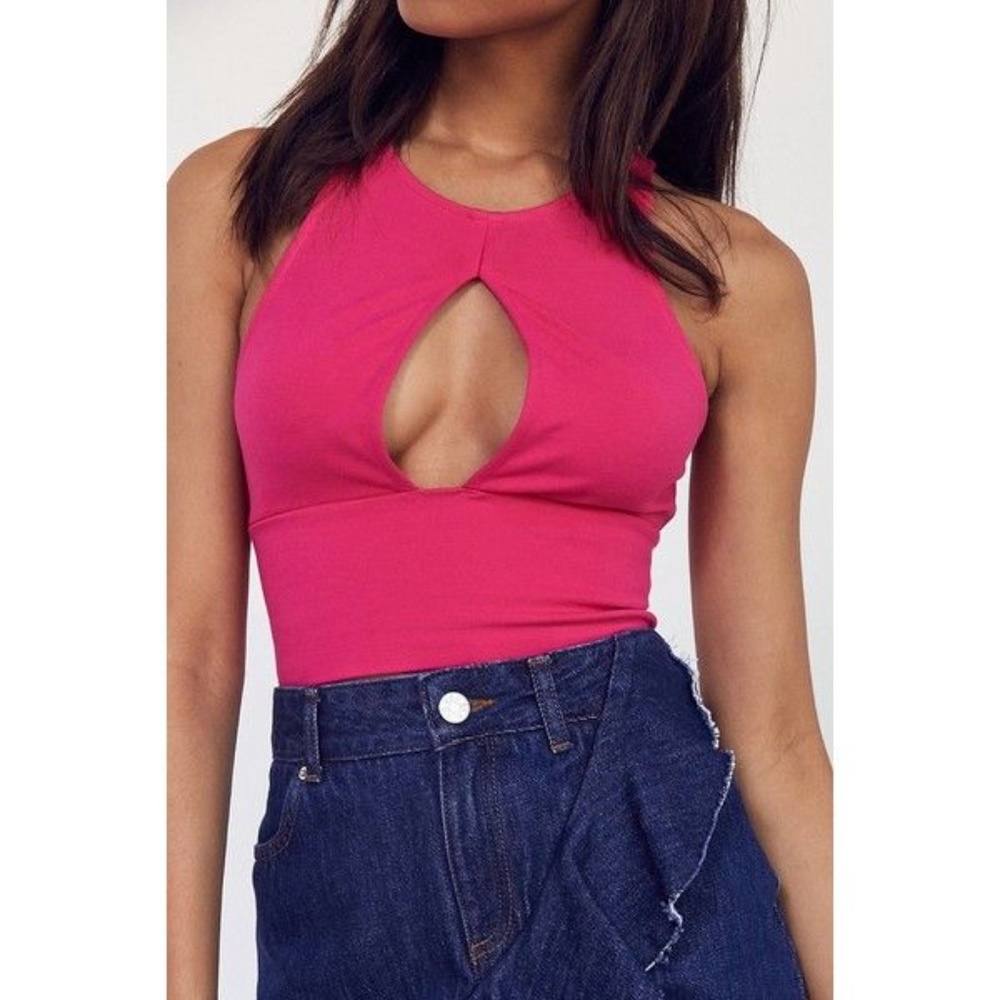 Crop Top With Cut Out Middle